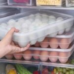 Egg Storage Box 24 Grids Plastic - Image 2