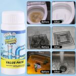 Powerful Sink Drain Cleaner Portable Powder Cleaning Tool Super Clog Remover - Image 3