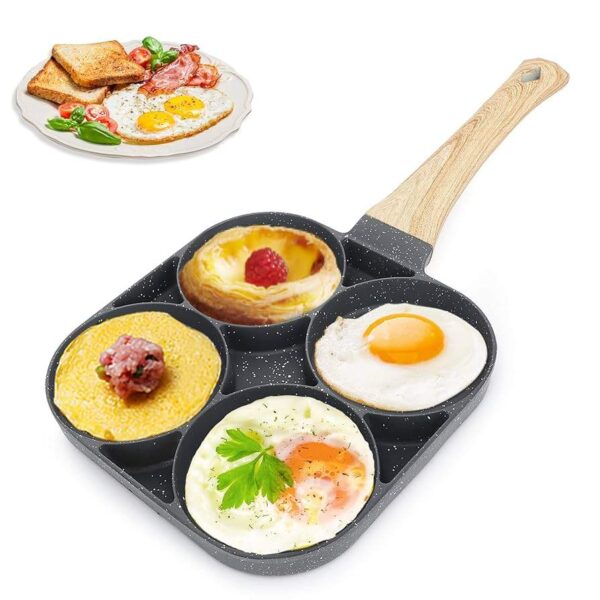 Breakfast Frying Pan, Nonstick Egg Frying Pan, 4-in-1 Nonstick Pan, Cooking Fry Pan for Breakfast - Image 5