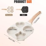 Breakfast Frying Pan, Nonstick Egg Frying Pan, 4-in-1 Nonstick Pan, Cooking Fry Pan for Breakfast - Image 3