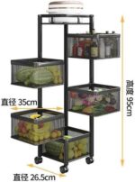 5 Tier Layer Kitchen Storage Rack - Image 3